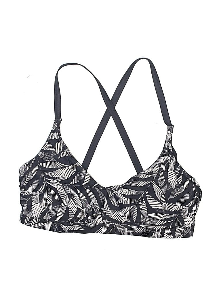 PrAna Swimsuit Top Gray Swimwear - Used - Size Medium