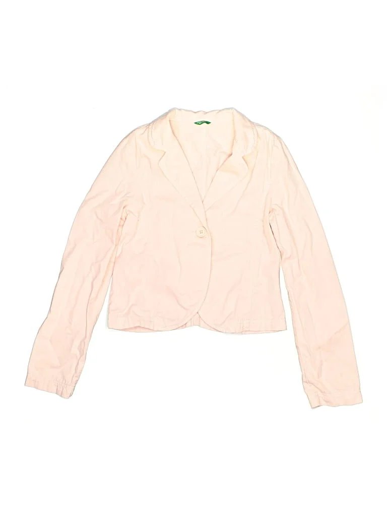 United Colors Of Benetton Cardigan Sweater: Pink Tops - Size 12