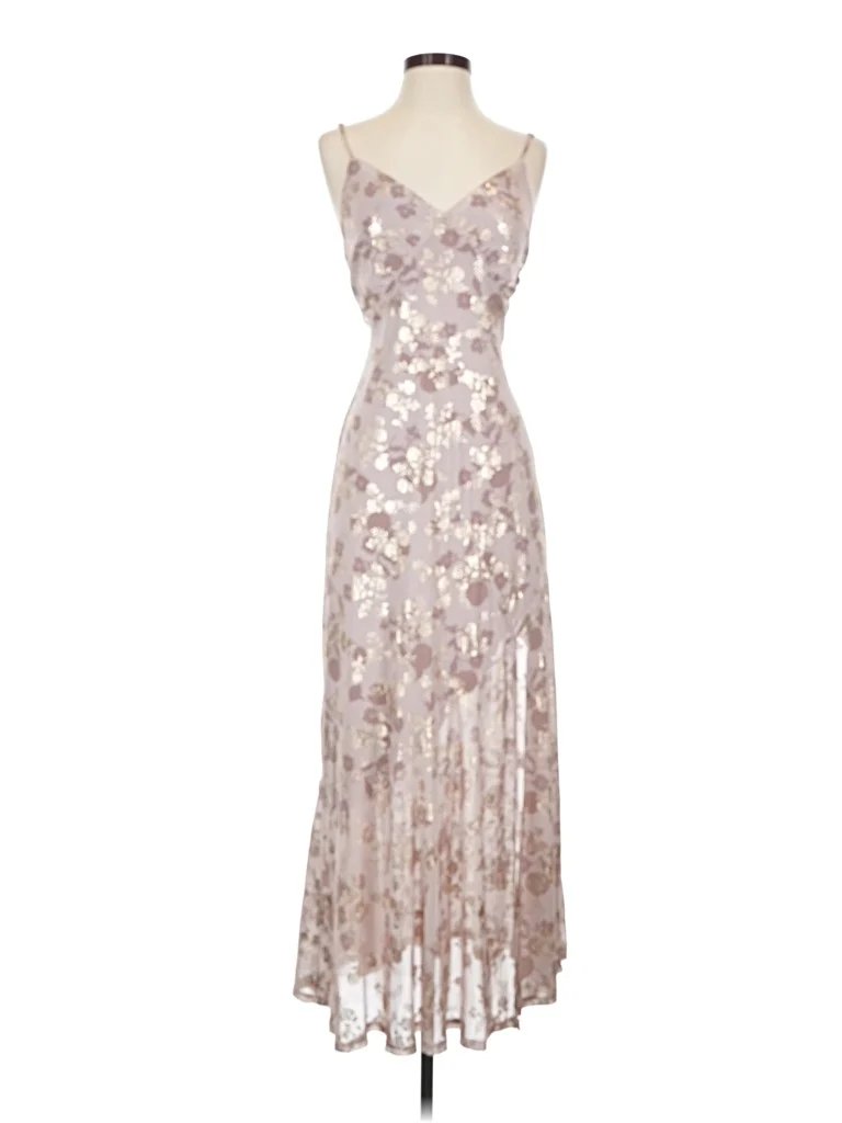 VICI Cocktail Dress: Silver Dresses - Used - Size X-Small