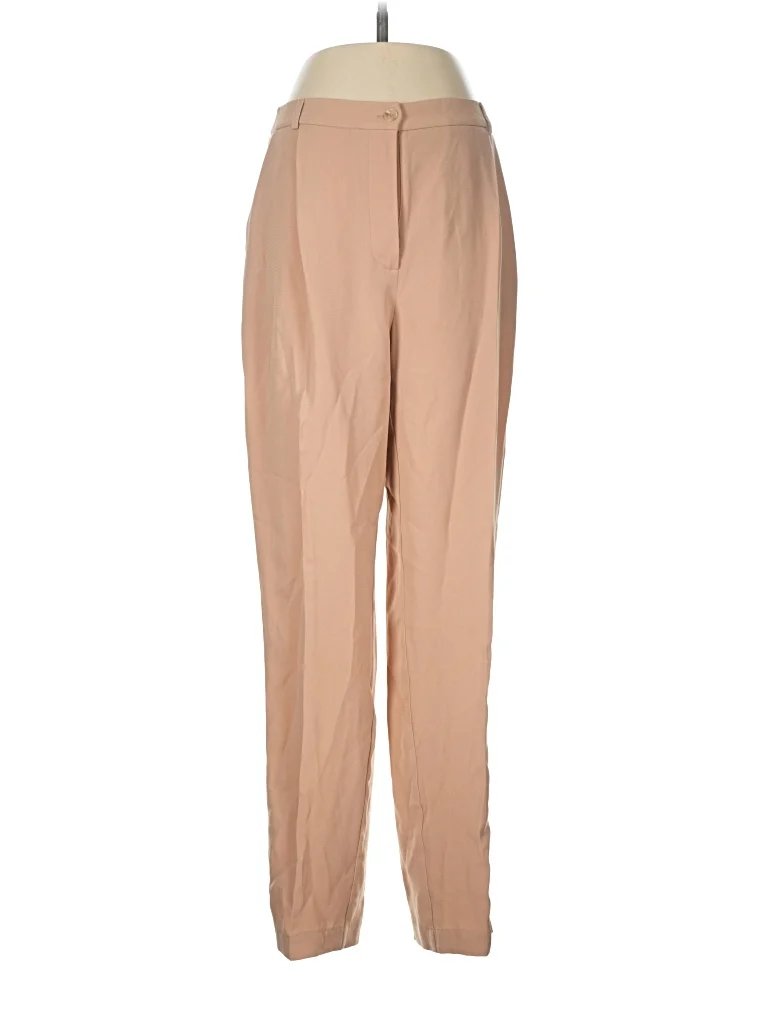 Gaala Dress Pants - High Rise: Tan Bottoms - Size 38