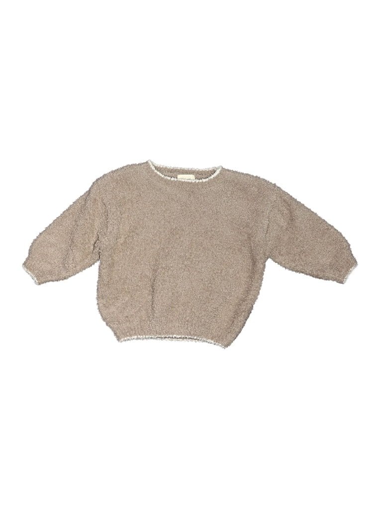 7AM Pullover Sweater: Tan Tops - Size 9-12 Month