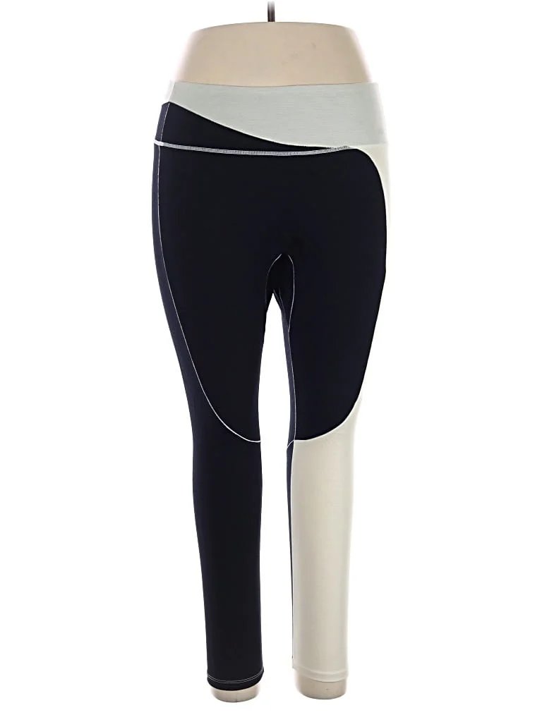 Seniq Active Pants - High Rise: Blue Activewear - Size X-Large