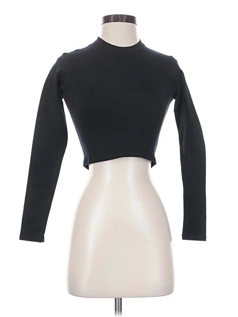 Manners London Long Sleeve Turtleneck: Black Tops - Size 0