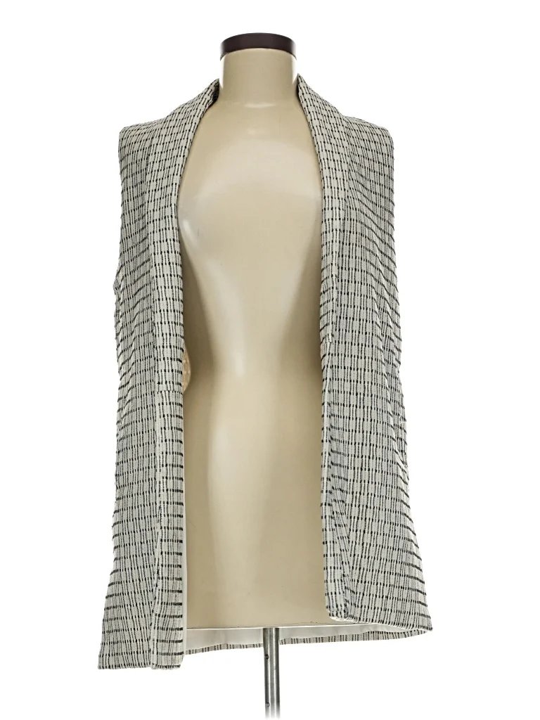HAVVA Cardigan Sweater: Silver Sweaters & Sweatshirts - Size Medium