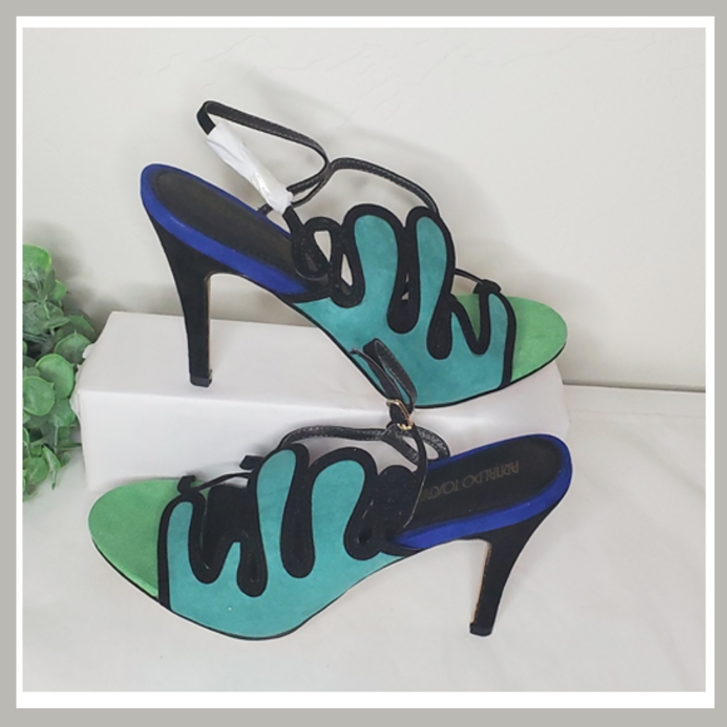 Arnaldo Toscani Verde Blue-Green Size 7 / 38