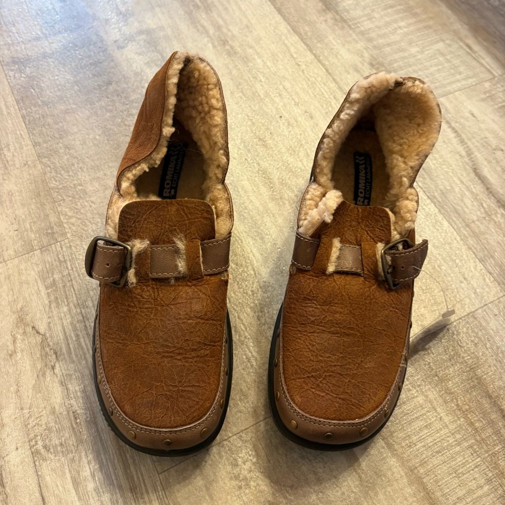 Romika Echt Lammfell Brown Shoes 39