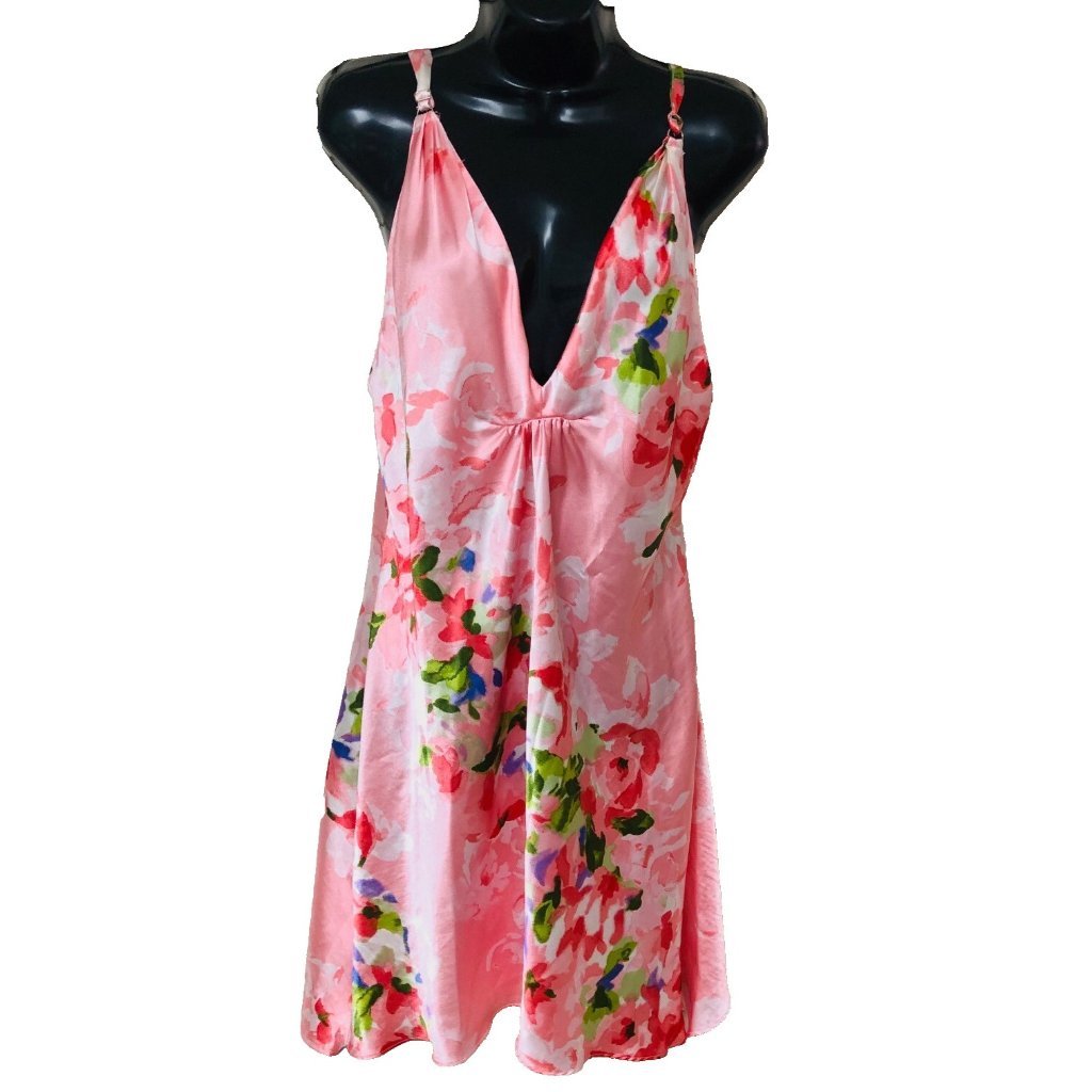 Oscar De La Renta Halter Slip Dress Women S 40 Bust Romantic Baby Doll Fairy