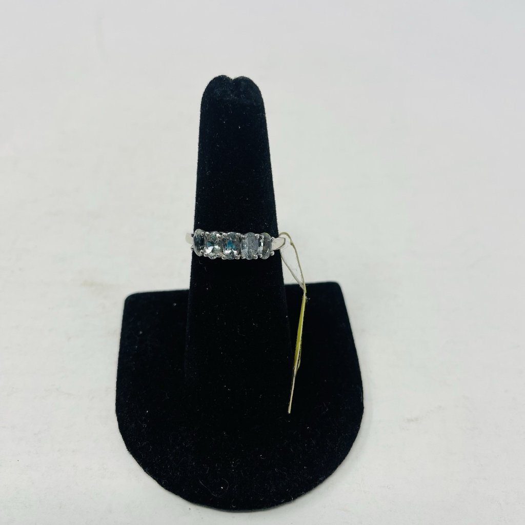 Shop Lc Bondi Blue Tanzanite Size 7 Platinum Over Sterling Silver Ring 5107