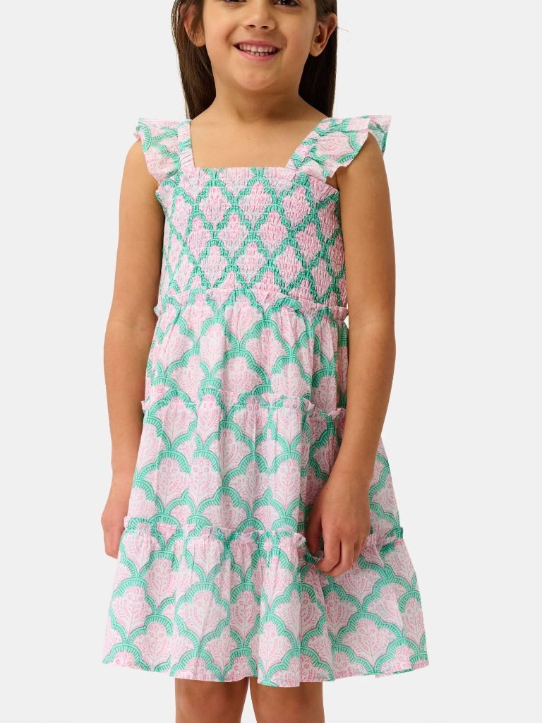 Roller Rabbit Kids Jemina Ceri Dress Size 10aqua / 10