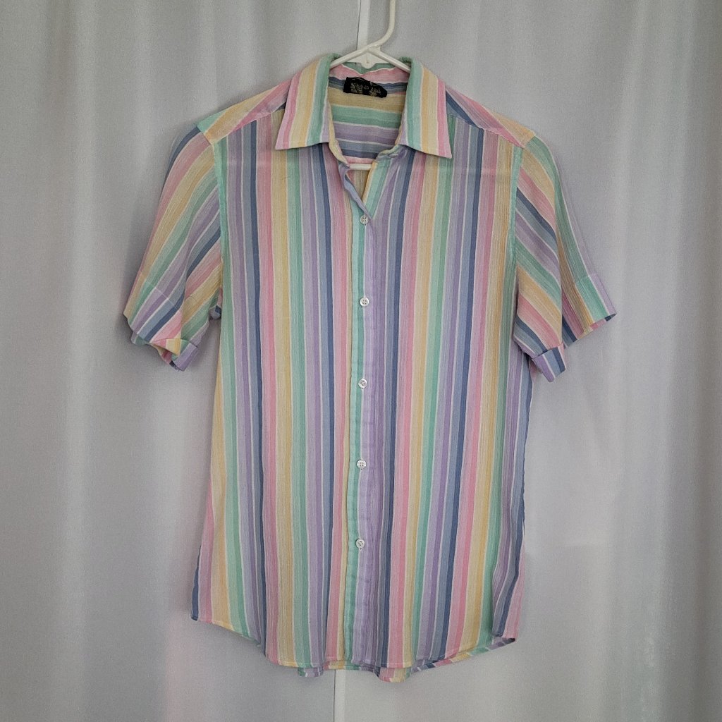 Pastel Striped Blouse