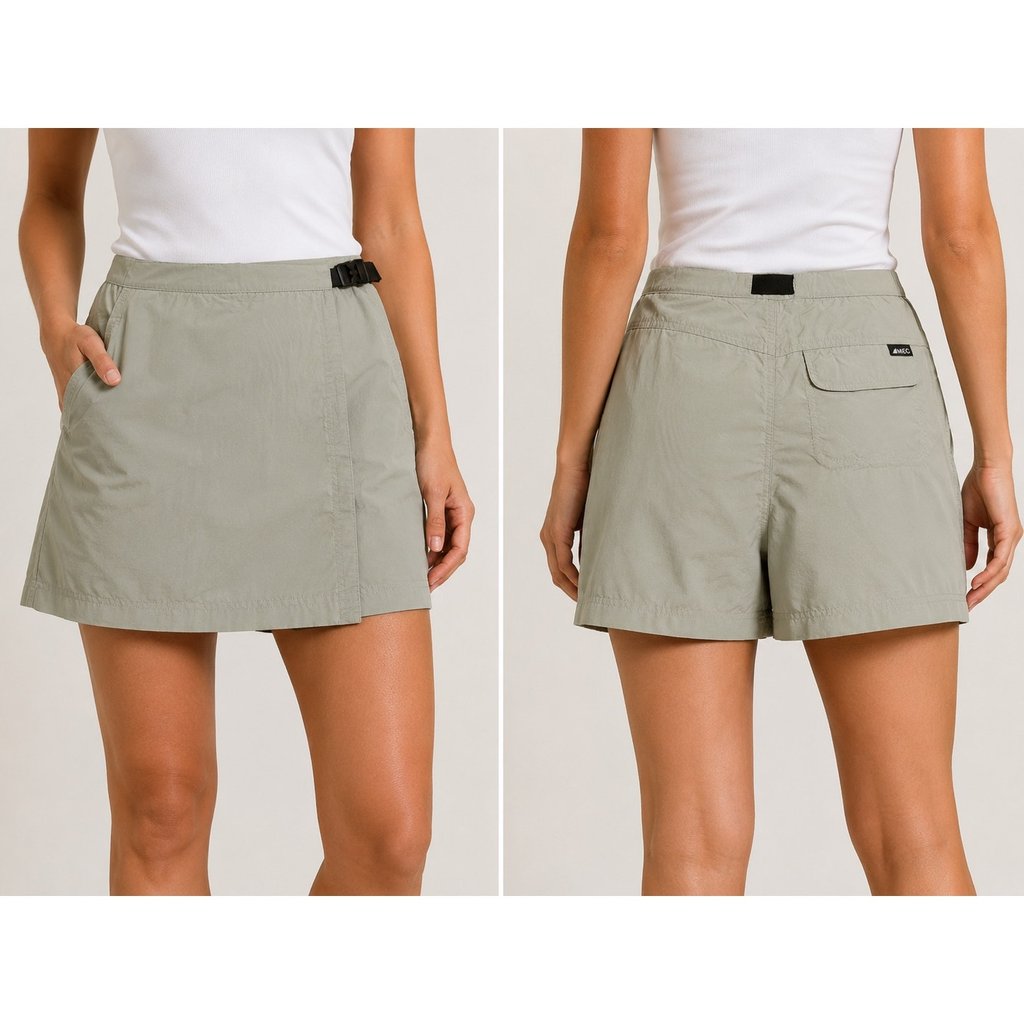 Mec Mountain Equipment Co-Op Wrap Skort Women’s Medium 100% Nylon