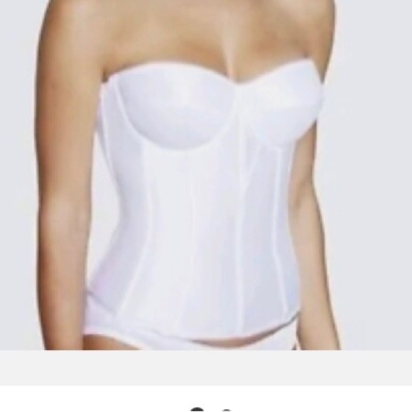 Dominique White Corset Size 34c