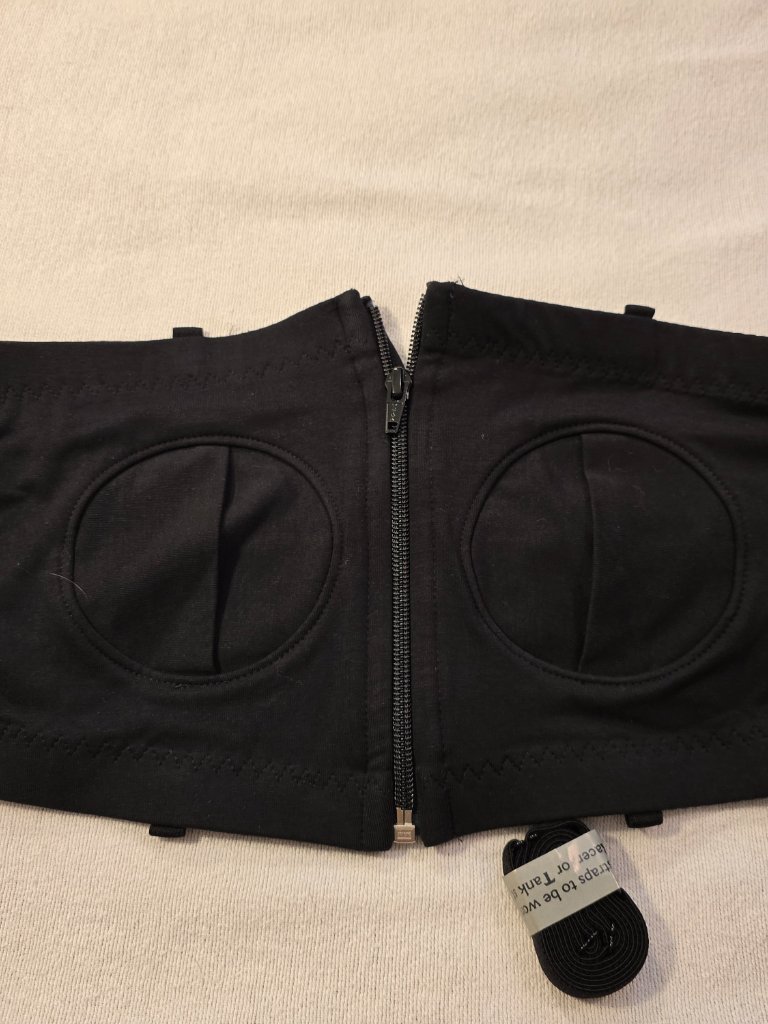 Simple Wishes Hands Free Pumping Bra Black Adjustable Size Xs-L Expression New