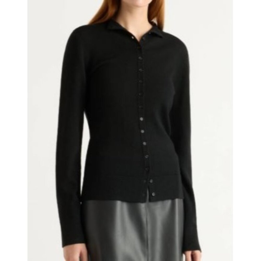 Modern Citizen Charlene Wool Button Mock Neck Sweater Top Women Size Small Nwt