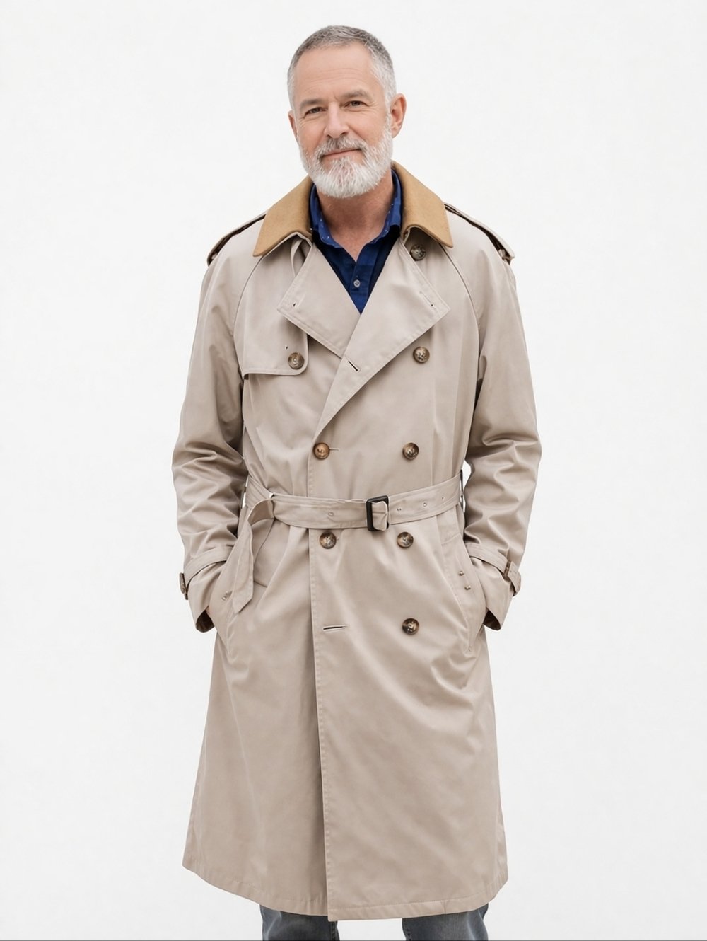 Lauren Ralph Lauren Khaki All Season Lined Trench Coat 40 R