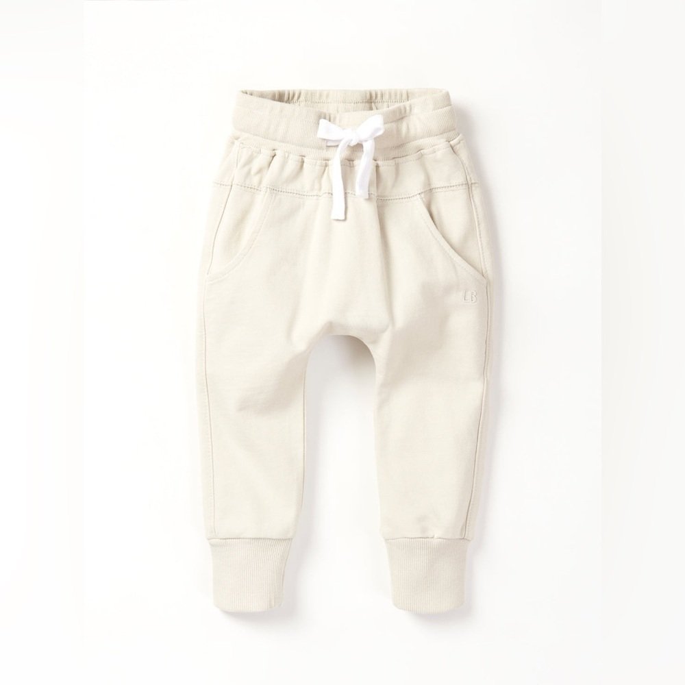 Little Bipsy Almond Wash Joggers 12-18m