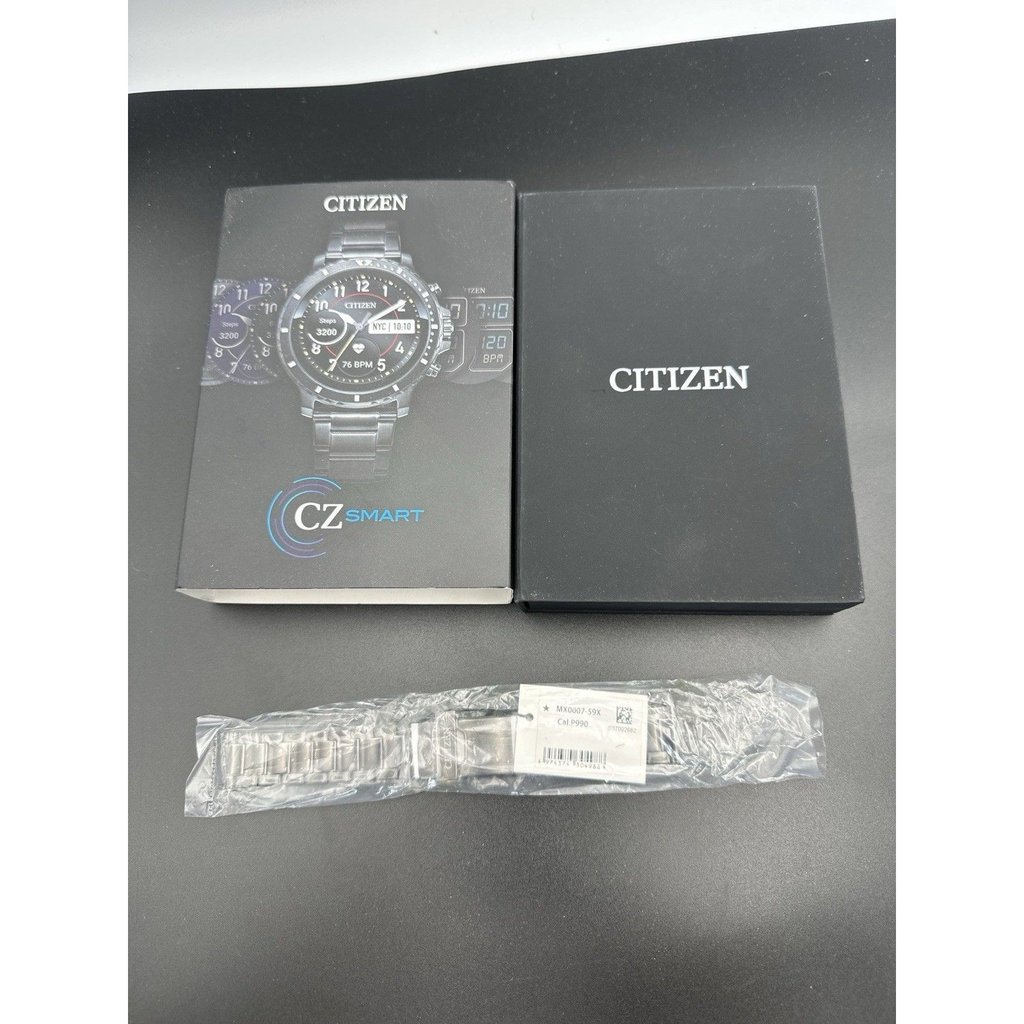 Citizen Oem Mx0007-59x Cz Smart Stainless Steel Watch Bracelet Band + Box Nos