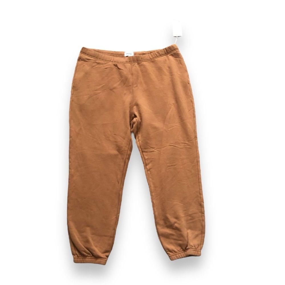 Mate The Label Fleece Relaxed Pocket Sweatpants Amber Nwt Flawed Size 2x Cozy