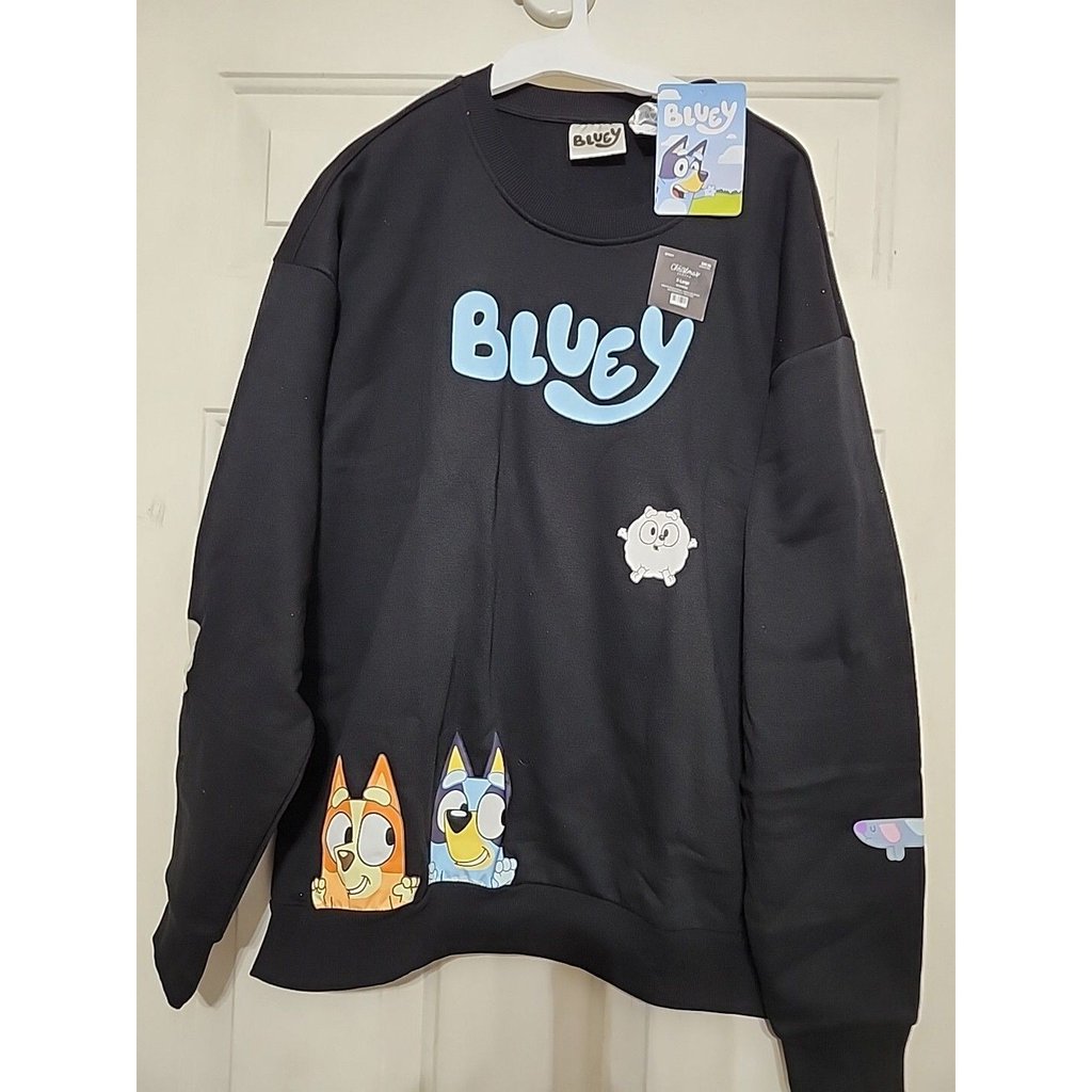 Bluey Adult Graphic Sweatshirt Size S New