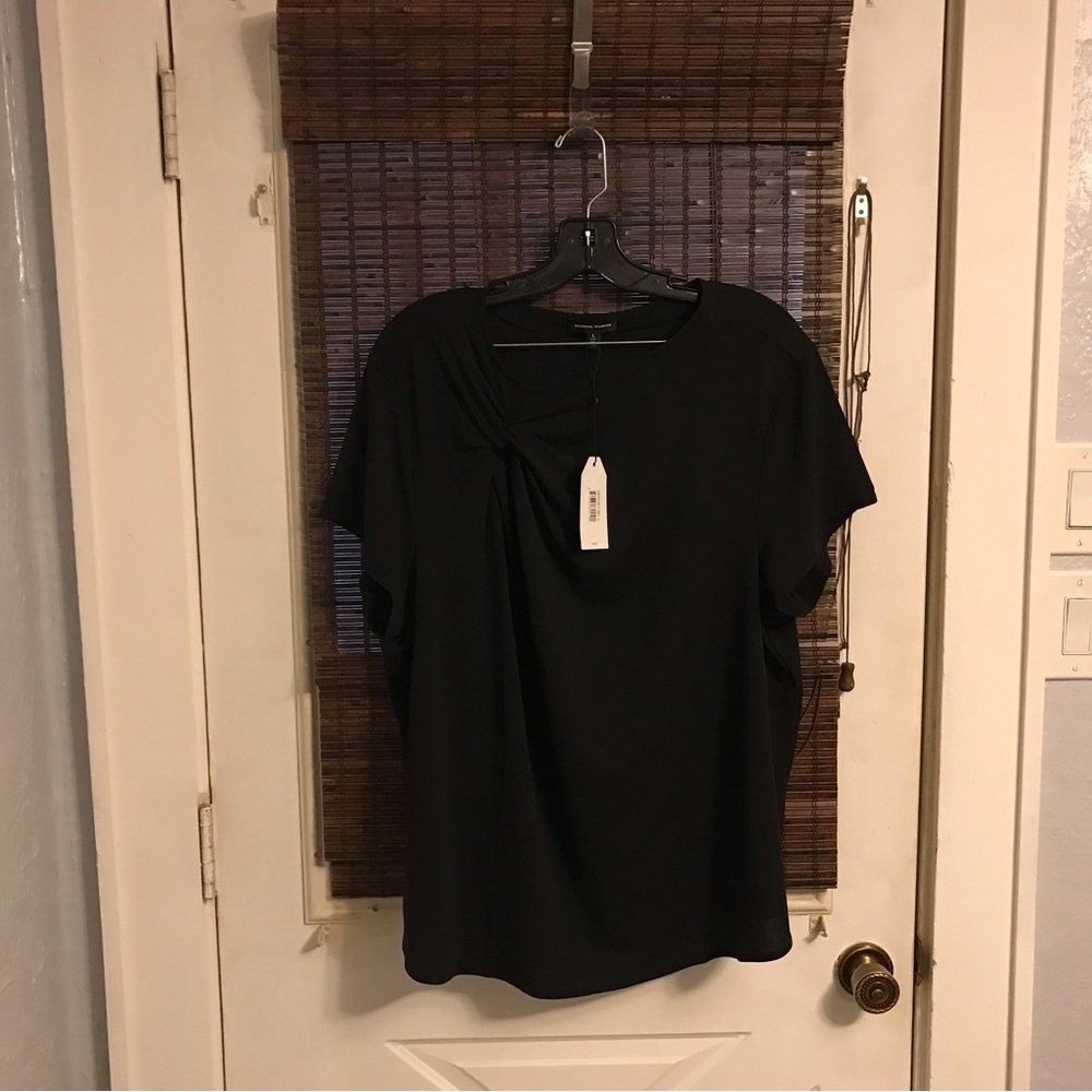 Nwt Twist Neck Jersey Top