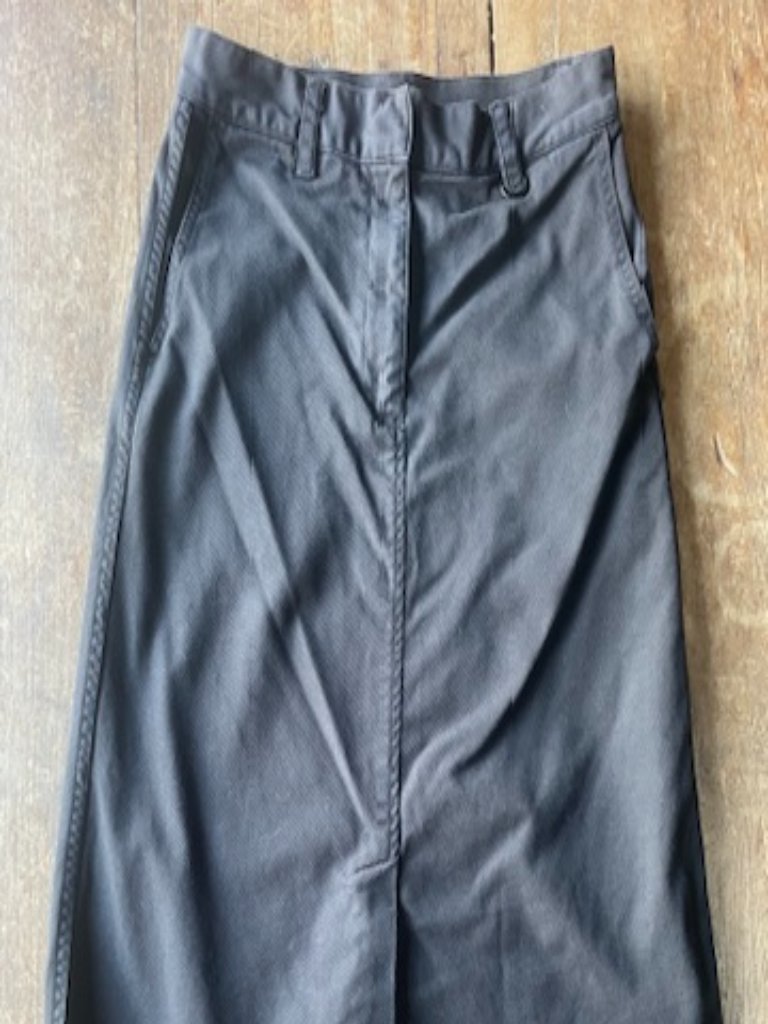 Jac + Jack Front Slit Midi Skirt