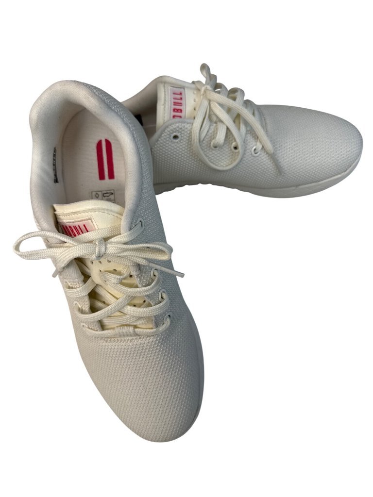 Nobull White Trainers Womens Size 13 Mens 11.5 Lightweight Breathable Mesh