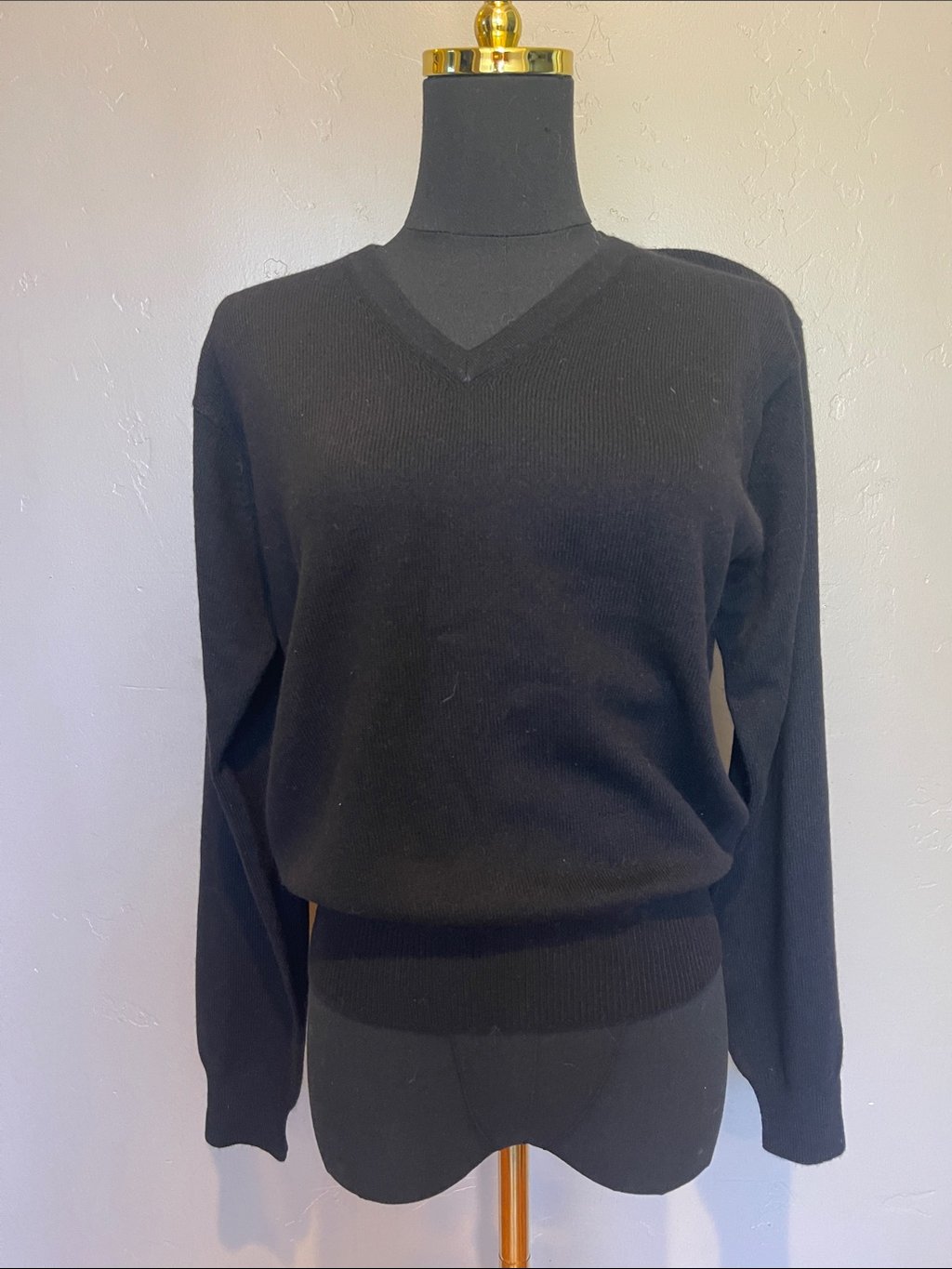 Greyland 100% Cashmere Pullover Sweater - Black Women's Size S Nwt