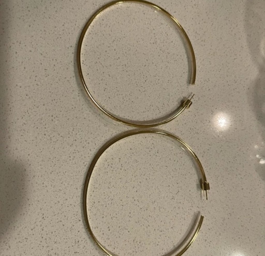New Jennifer Fisher Hoop Earrings New Rose Gold