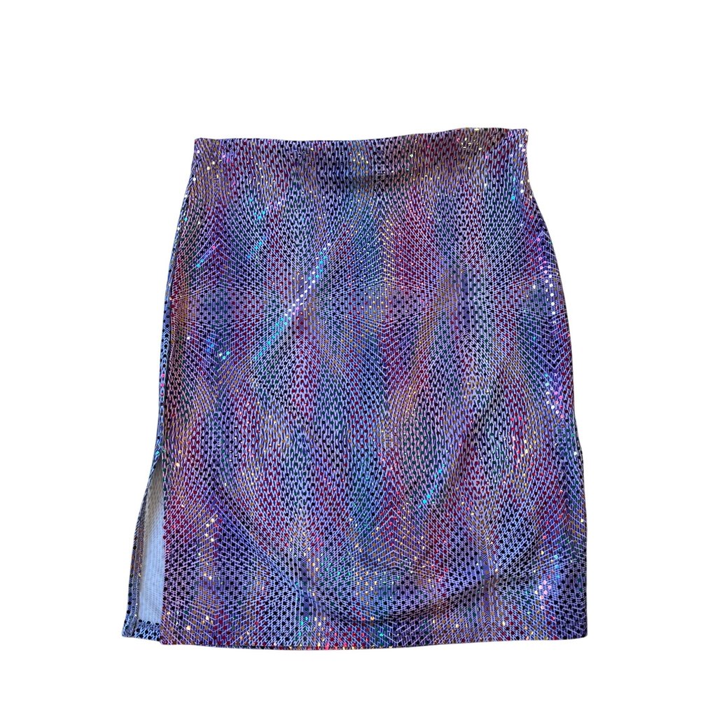 Vintage Y2k Canal Sequin Mini Skirt M