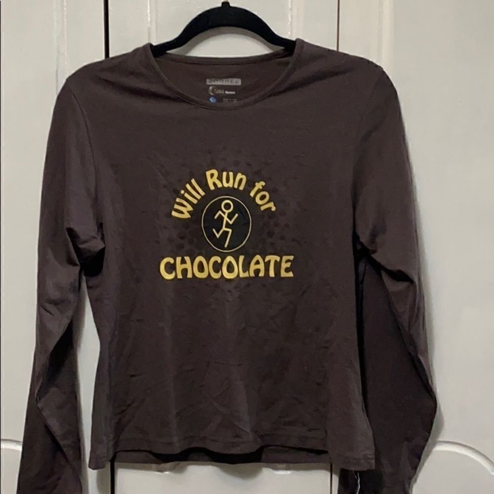 Nwt Zorrelathletic Browngraphicstretchtopm