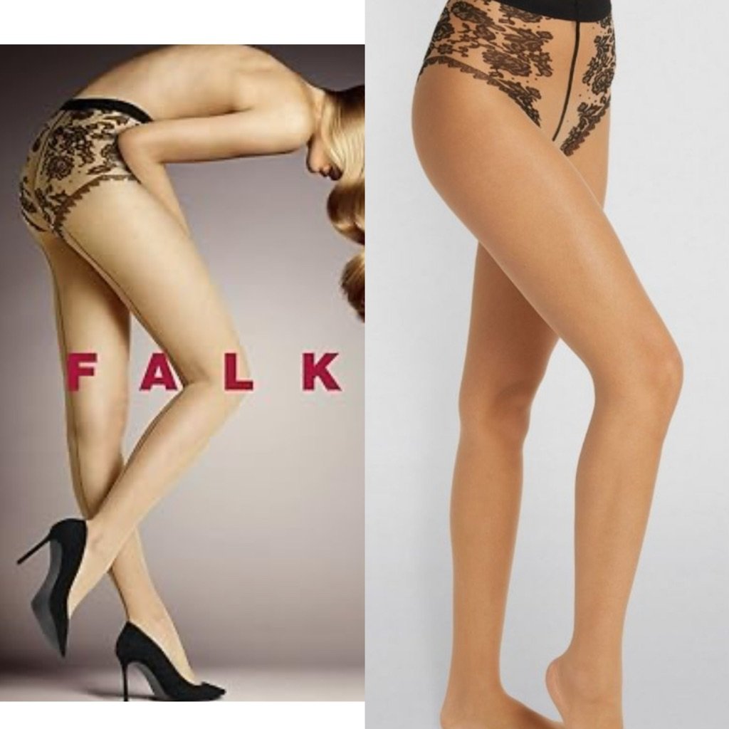 Sexy Hotfalke Women's 20 Den Sheer Tights Footed Amazon Floral Size Small