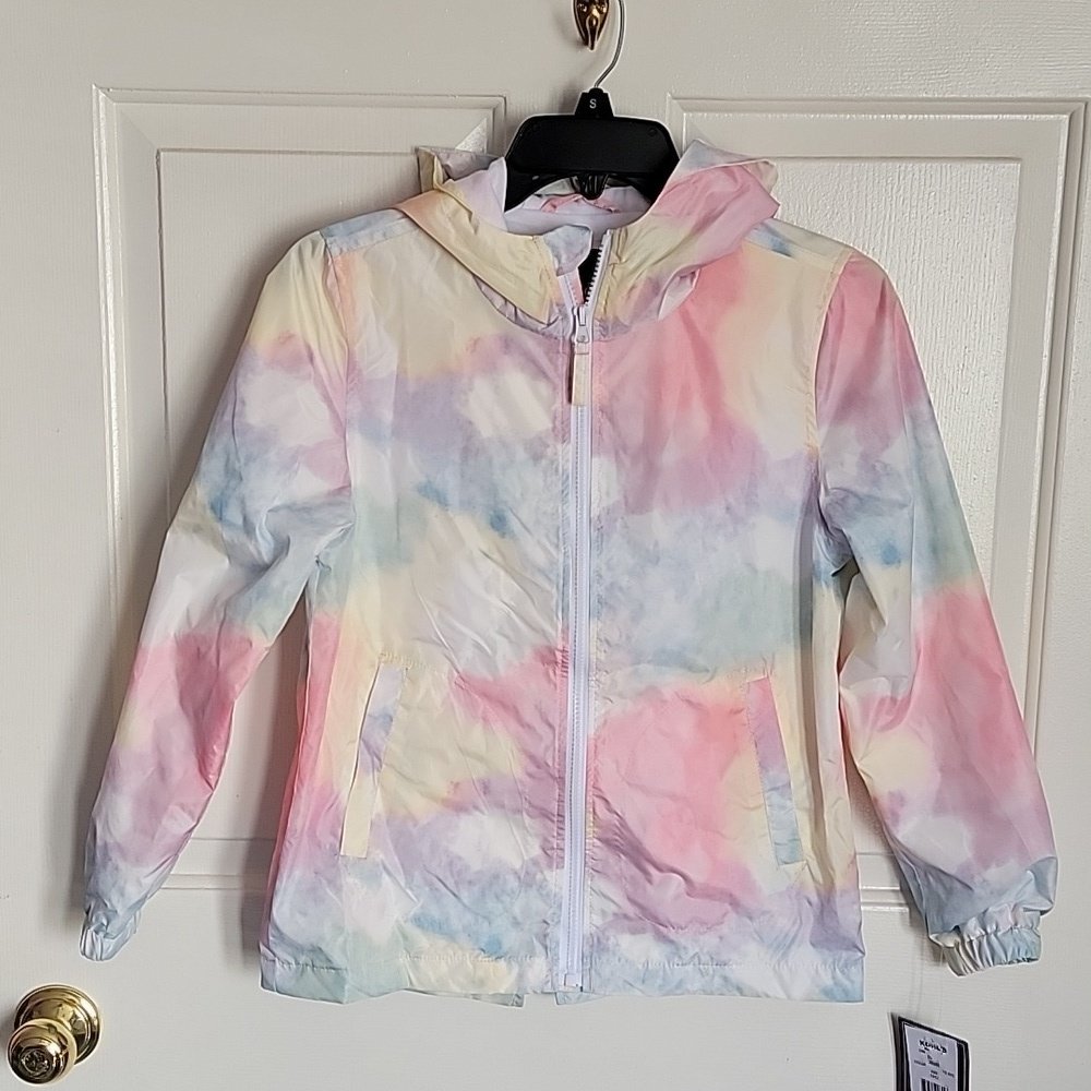 Girls Tie Dye, Light Weight Jacket, Size 10-12, By Me Jane. Nwt.