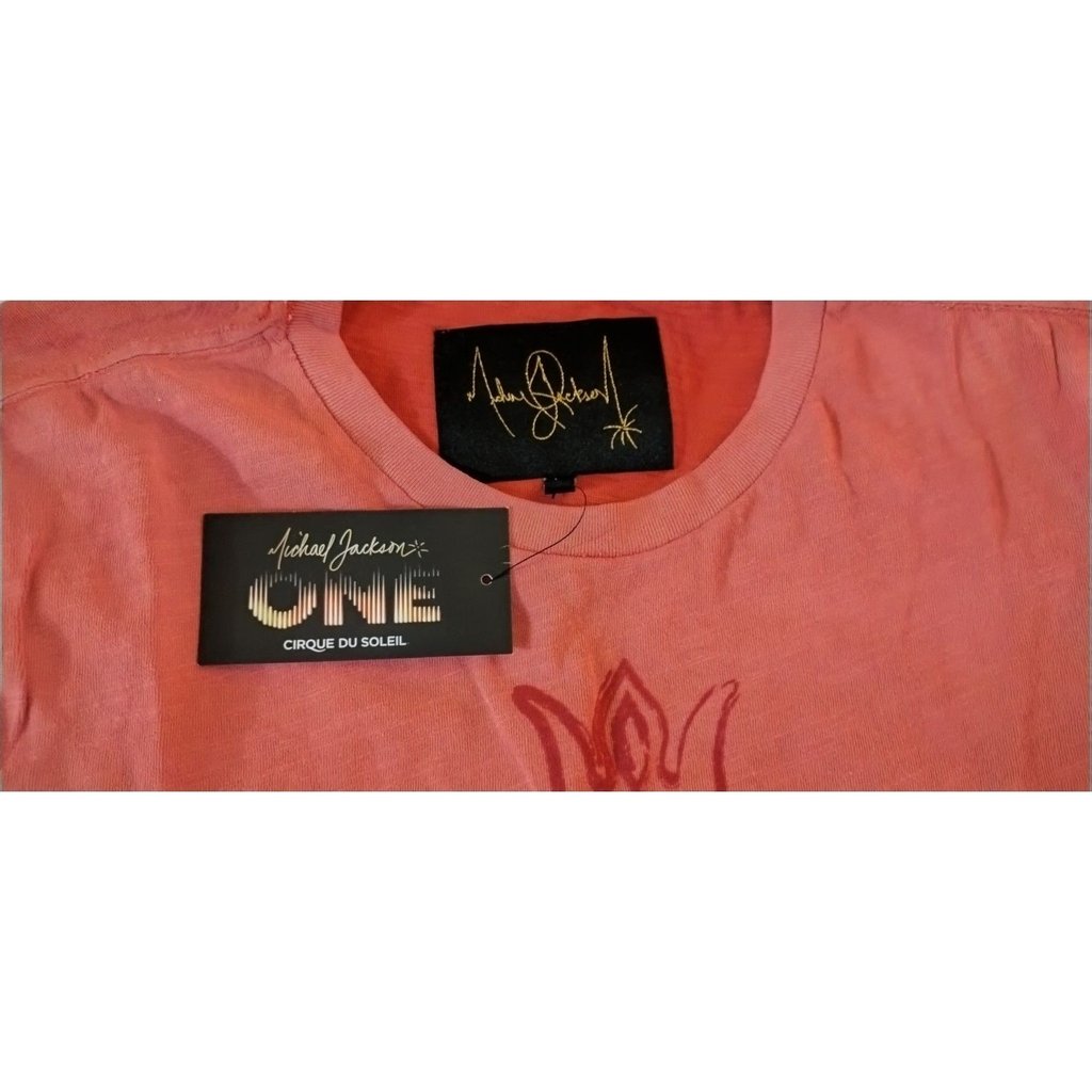 New Medium Michael Jackson One Cirque Red T-Shirt Official Size M Pop King Mj