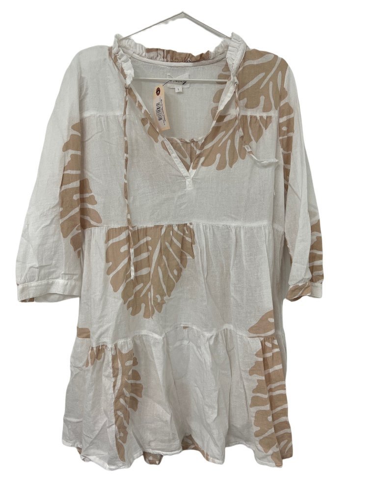 Honorine Giselle Leaf Print Tunic Dress