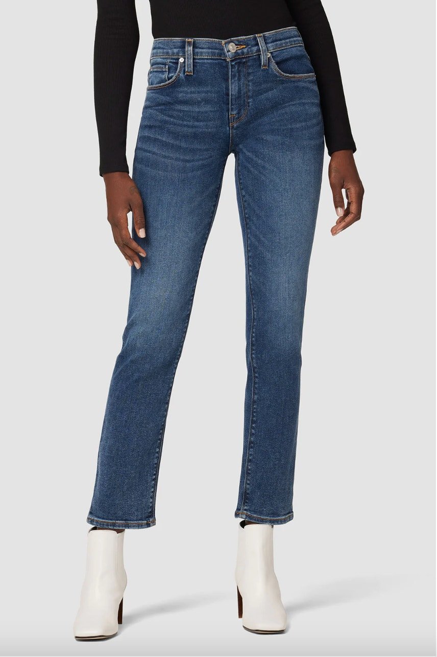 Hudson Nwt Nico Straight Ankle Denim Jean In Journey Home // 24