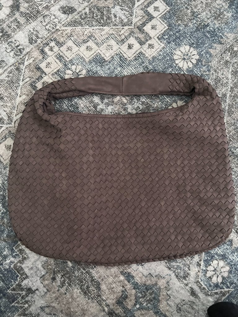 Dsw Brown Woven Shoulder Bag