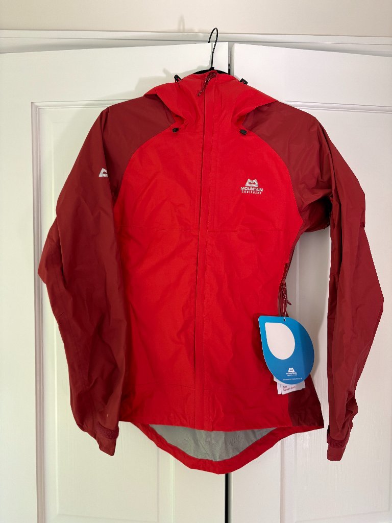 Chili Red/Merlot Mountain Equipment Drilite Zeno Women's Jacket Size Us S/6