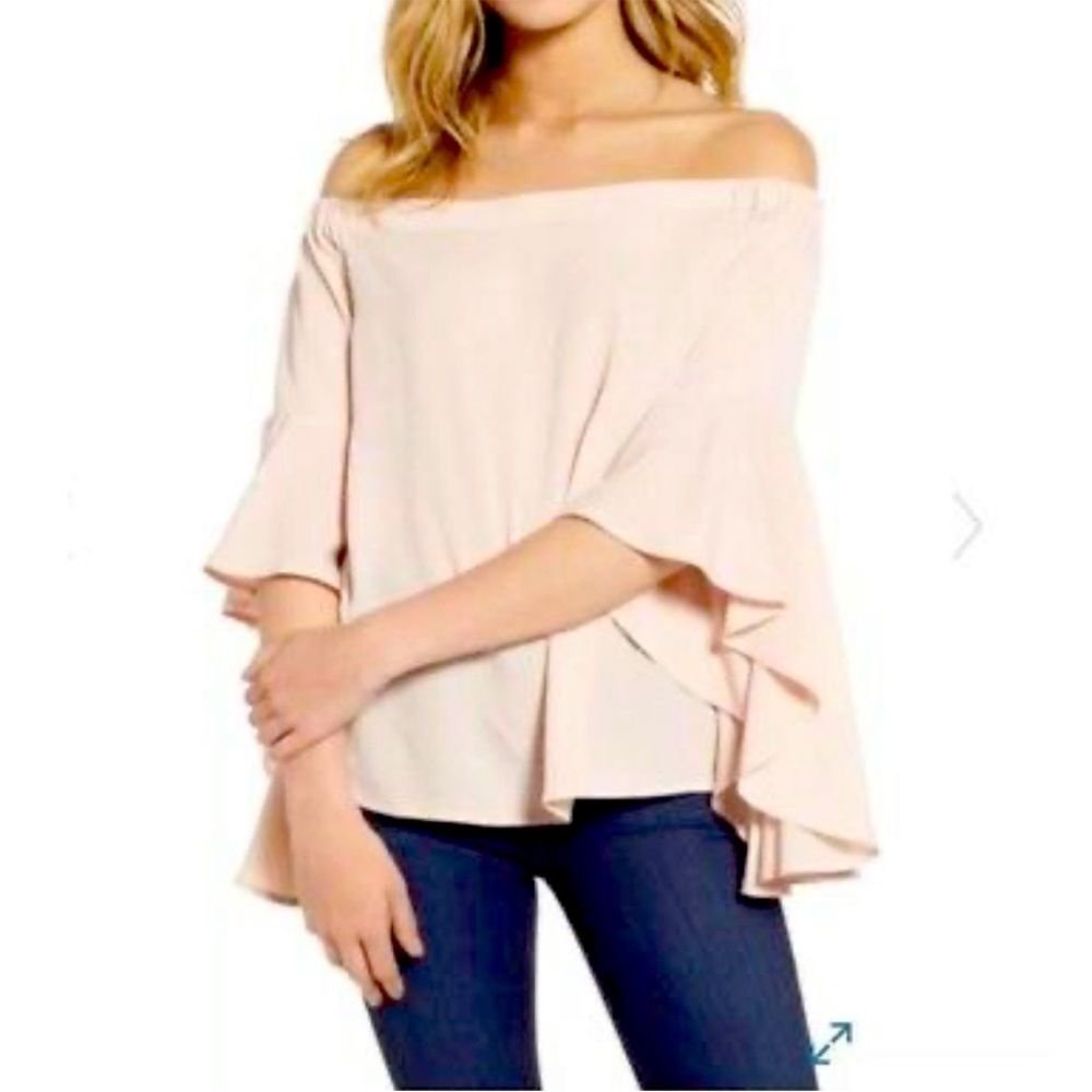 Nwt Chelsea28 Off Shoulder Top Pink Hero Size M