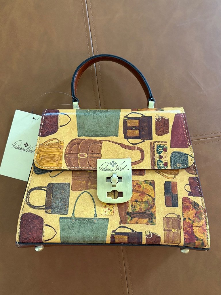 Patricia Nash Chauny Satchel/Crossbody "Patricia's Closet" Collection Nwt *Rare*
