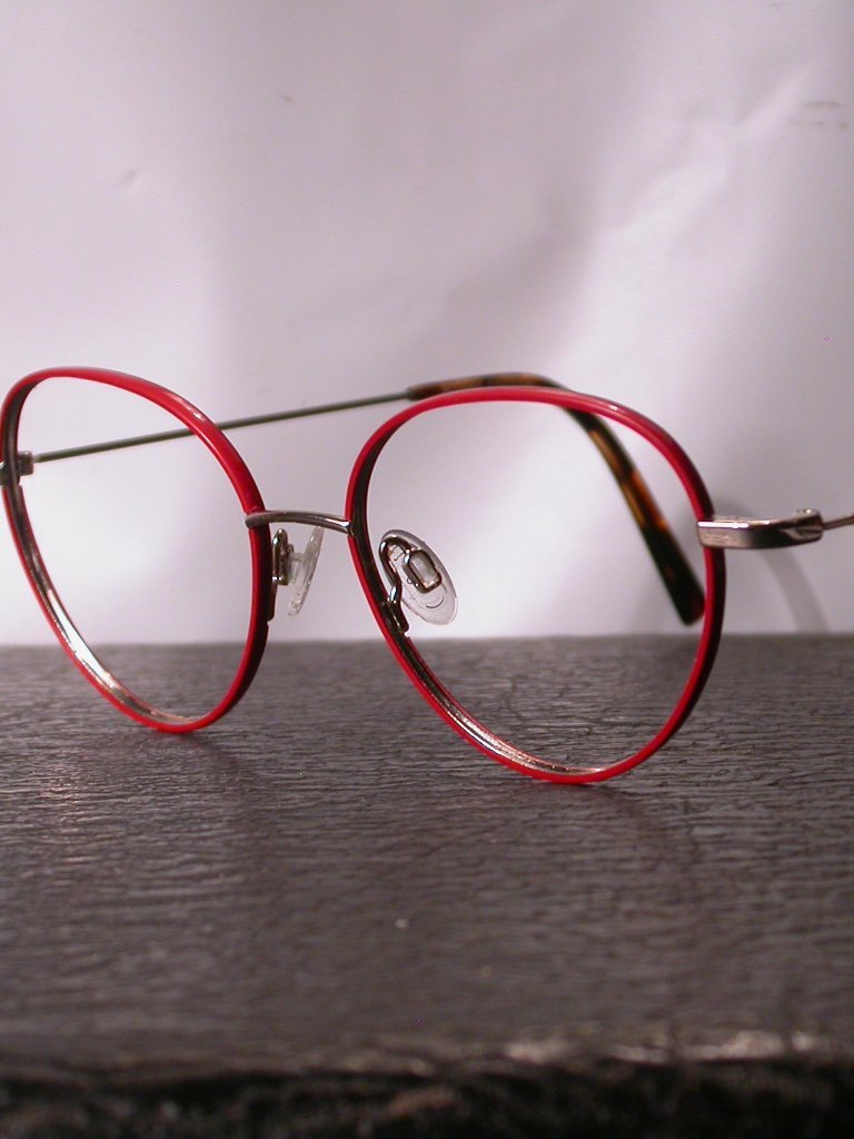 Warby Parker Arlen Red And Gold Round Tortoise Eyeglasses Frames