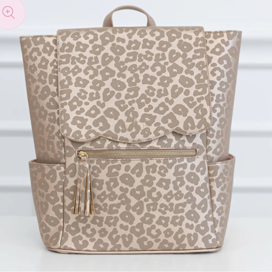 Hollis Leopard Print Backpack Nwt
