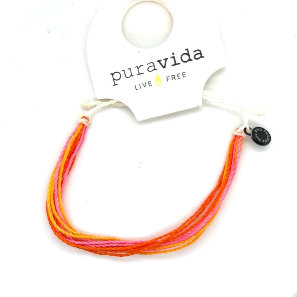 Nwt Pura Vida Pink/Red/Orange Bracelet