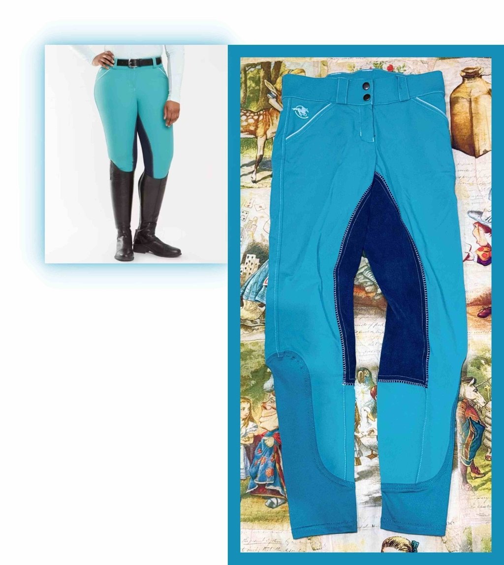 Smartpak Piper Evolution Mid-Rise Suede Full Seat Riding Breeches 24r Equestrian