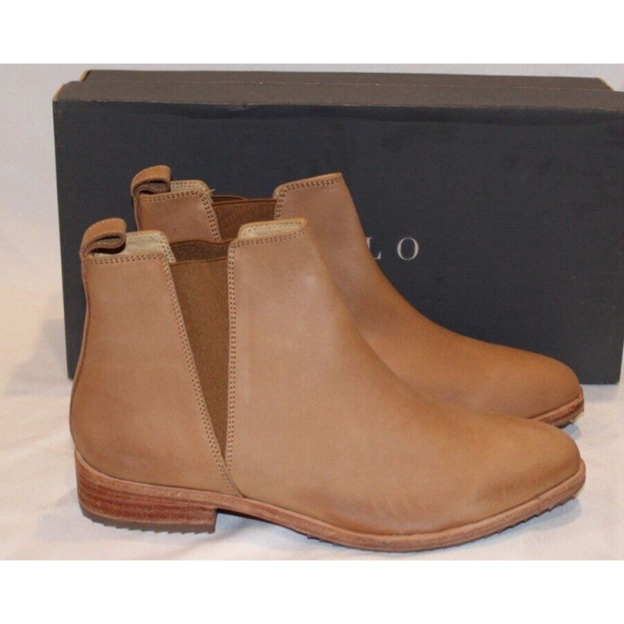 Nisolo Women's Eva Leather Everyday Chelsea Boot Almond Nib $228