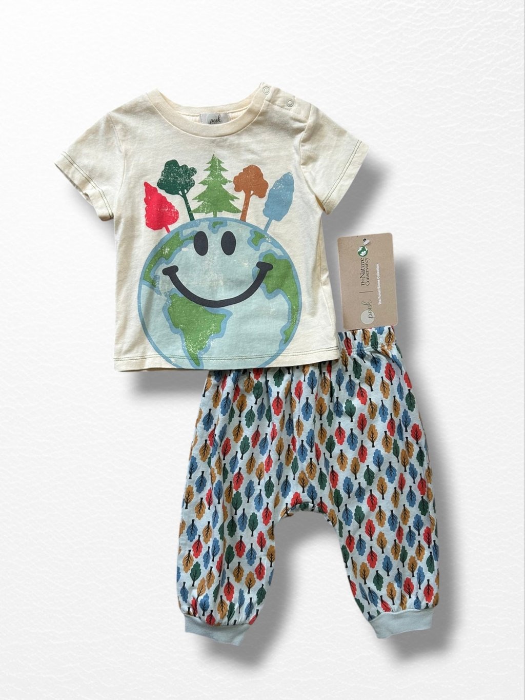 Nwt Peek X The Nature Conservancy Two Piece Outfit, 12-18 Months