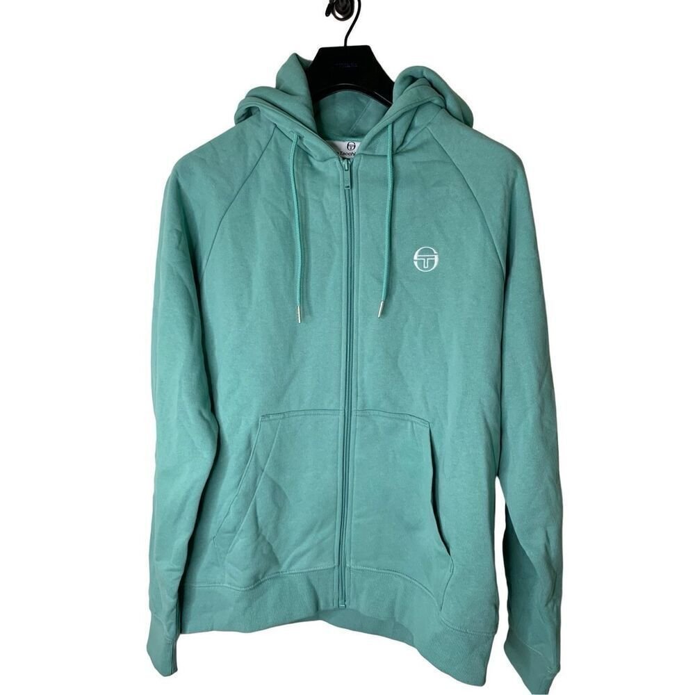 Sergio Tacchini Serif Logo Zip Up Hoodie Canton Men's Size Xl New Nwt