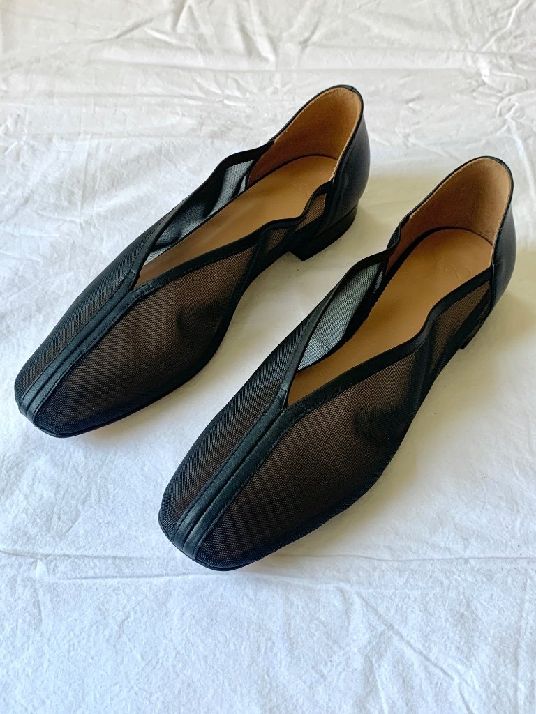 Loq Porto Mesh Flats Black Eu39