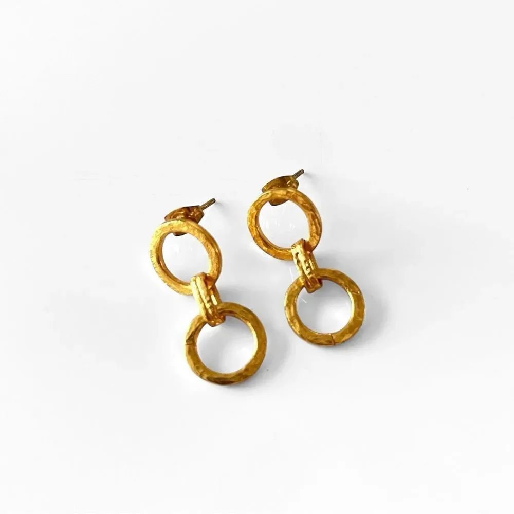 Ottoman Hands Tesoro Chain Drop Earrings