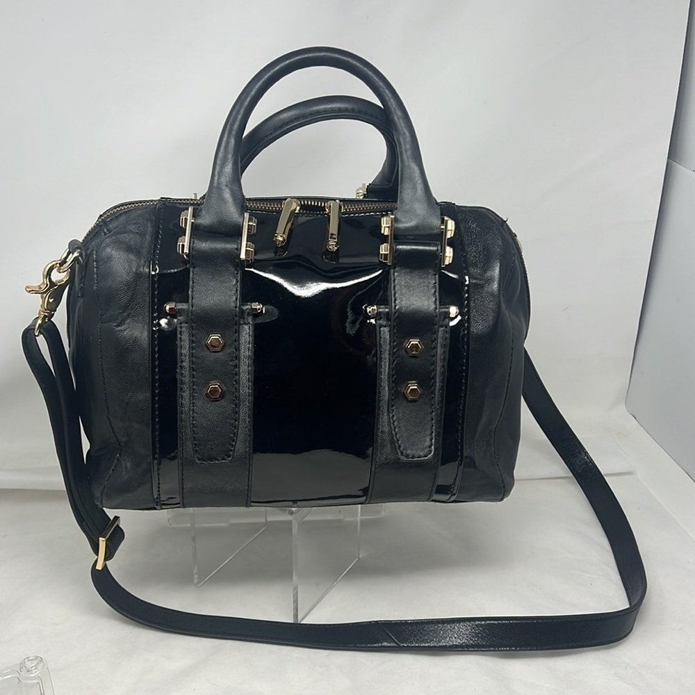 Zac Posen Crossbody Large Satchel Zipper Bag