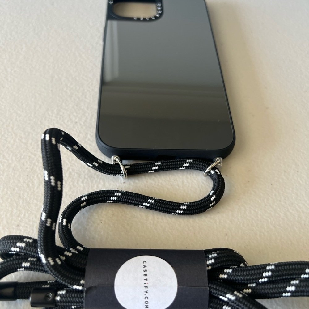 Casetify Black Phone Case Sleek Durable Design Nwot Iphone 11 Pro-Max